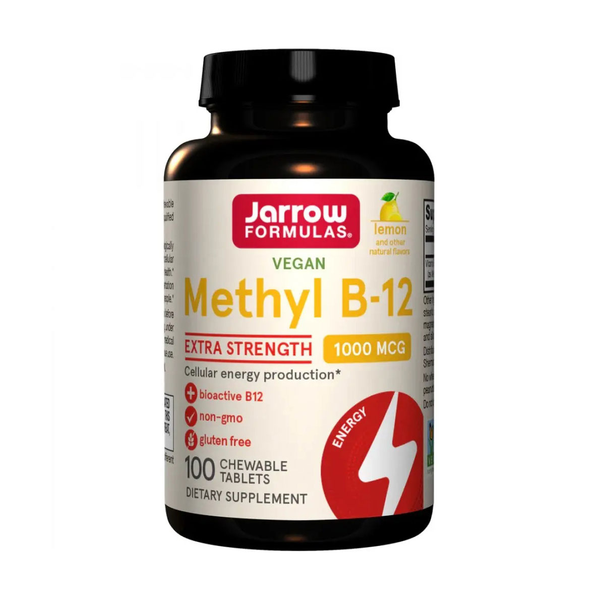 Метил B-12 Jarrow Formulas Methyl B-12, 1000 мкг, зі смаком лимона, 100 льодяників